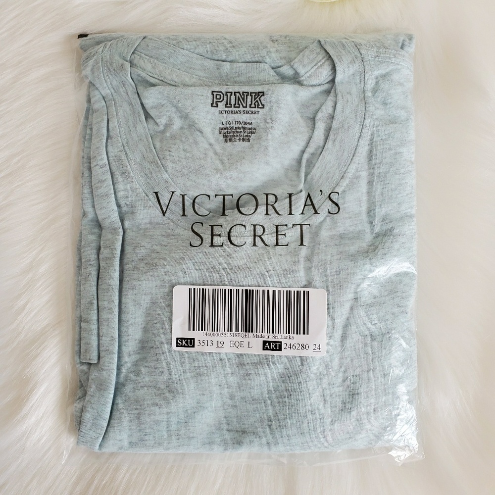 PINK VICTORIA'S SECRET LONG SLEEVE SIZE L - Picture 4 of 6